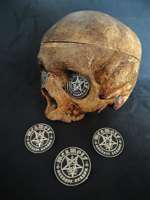 Werwolf Satanic Terror Pin